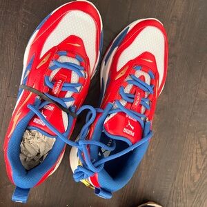 Puma Kids Sneakers in Red and Blue